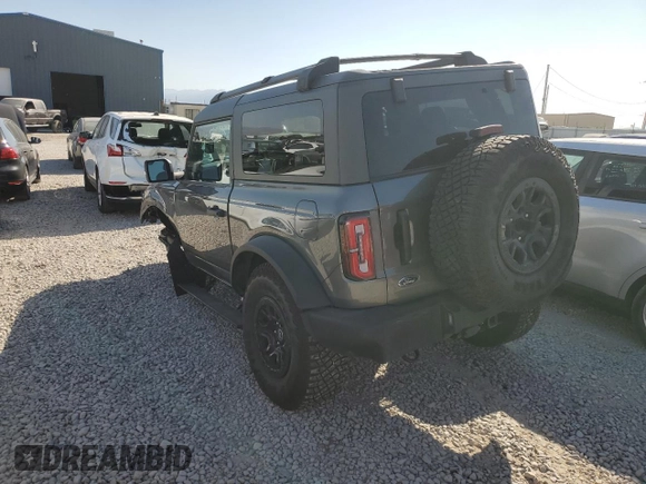 2022 Ford Bronco with VIN 1FMDE5CP7NLB66865, listed as a Copart auction lot 75870934 with 16,676 mi miles and Salvage Title. Bid and sale history available at DreamBid. Image 2.
