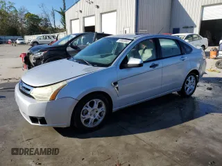 2008 Ford Focus SE with VIN 1FAHP35N08W214389, listed as a Copart auction lot 49885965 with 143,268 mi miles and Salvage Title. Bid and sale history available at DreamBid. Image 1.