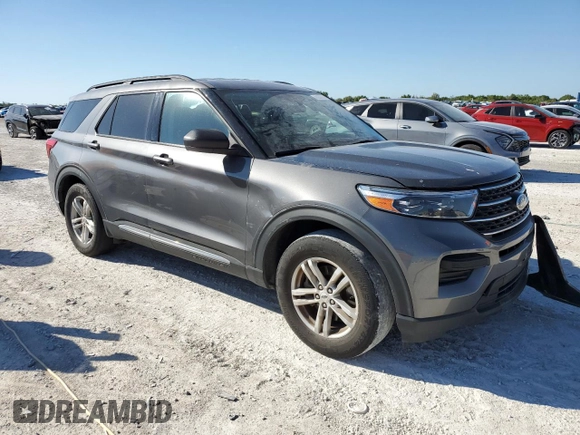 2023 Ford Explorer XLT with VIN 1FMSK7DH5PGA14419, listed as a Copart auction lot 48980955 with 0 mi miles and Non Repairable. Bid and sale history available at carsss.com. Image 4.