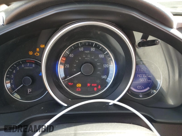 2020 Honda Fit LX with VIN 3HGGK5H49LM720025, listed as a Copart auction lot 52760585 with 140,762 mi miles and Salvage title. Bid and sale history available at DreamBid. Image 9.