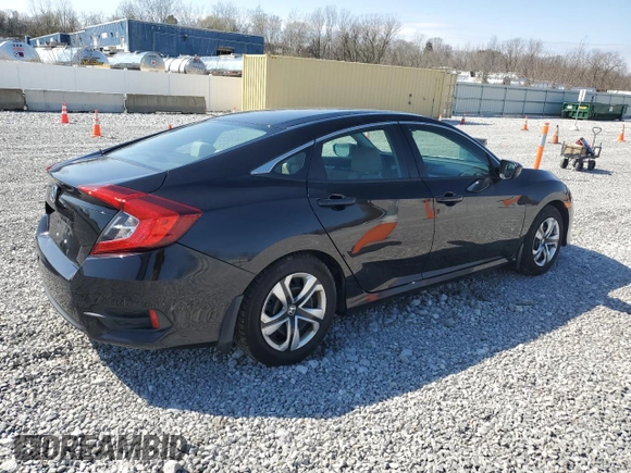 2017 Honda Civic Sedan LX with VIN 19XFC2F57HE079749, listed as a Copart auction lot 51920775 with 114,431 mi miles and Salvage Title. Bid and sale history available at carsss.com. Image 3.