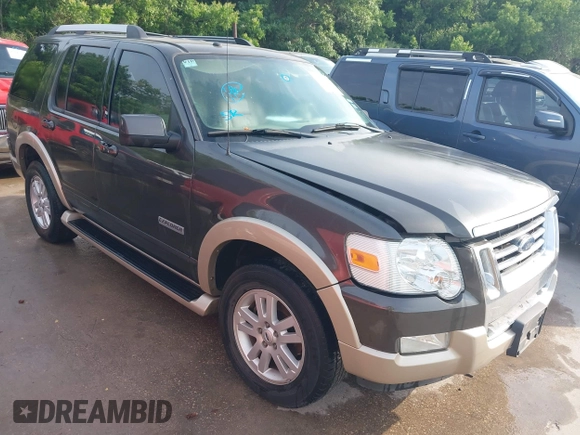 2006 Ford Explorer with VIN 1FMEU64E96UB46865, listed as a IAAI auction lot 42143419 with 185,343 mi miles and . Bid and sale history available at DreamBid. Image 1.