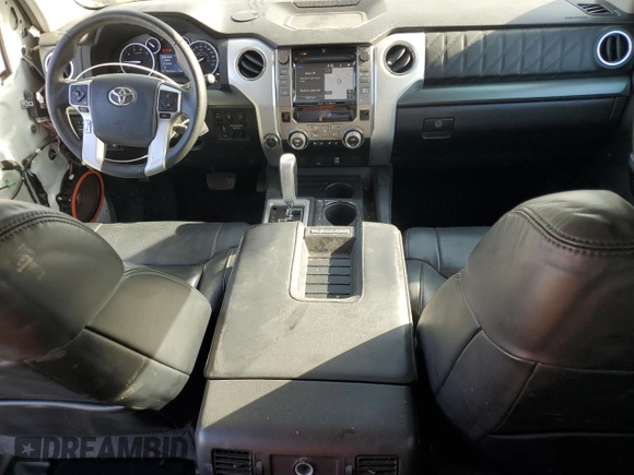 2017 Toyota Tundra Platinum with VIN 5TFAY5F12HX603609, listed as a Copart auction lot 50657005 with 156,251 mi miles and Salvage title. Bid and sale history available at DreamBid. Image 8.