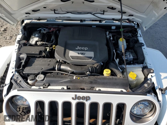 2018 Jeep Wrangler JK Unlimited Sport S with VIN 1C4BJWDG9JL885198, listed as a Copart auction lot 75664394 with 84,117 mi miles and Salvage Title. Bid and sale history available at carsss.com. Image 12.