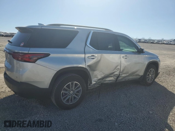 2022 Chevrolet Traverse LT Cloth with VIN 1GNERGKW1NJ166154, listed as a Copart auction lot 47476985 with 34,793 mi miles and Salvage Title. Bid and sale history available at carsss.com. Image 3.
