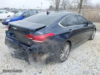 2018 Genesis G80 5.0L Ultimate with VIN KMHGN4JF1JU265669, listed as a IAAI auction lot 41919898 with 54,198 mi miles. Bid and sale history available at carsss.com. Image 4.
