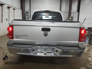 2006 Dodge Dakota SLT with VIN 1D7HW48K16S710932, listed as a Copart auction lot 47996455 with 221,677 mi miles and Salvage Title. Bid and sale history available at carsss.com. Image 6.