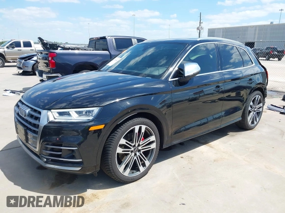 2020 Audi SQ5 Premium Plus with VIN WA1B4AFY0L2059116, listed as a IAAI auction lot 42009082 with 103,896 mi miles. Bid and sale history available at carsss.com. Image 18.