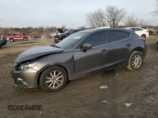 2016 Mazda 3 i Sport with VIN JM1BM1K78G1313105, listed as a Copart auction lot 43502305 with 176,662 mi miles and Salvage Title. Bid and sale history available at DreamBid. Image 1.