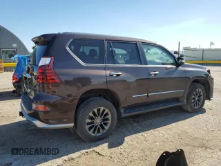 2019 Lexus GX 460 Luxury with VIN JTJJM7FX3K5225764, listed as a Copart auction lot 57110254 with 59,150 mi miles and Salvage title. Bid and sale history available at DreamBid. Image 3.