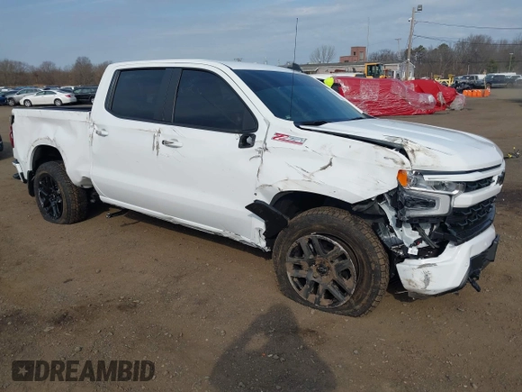 2025 Chevrolet Silverado 1500 with VIN 2GCUKEED4S1135834, listed as a IAAI auction lot 41781473 with 1,078 mi miles and . Bid and sale history available at DreamBid. Image 1.