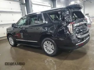 2021 GMC Yukon SLT with VIN 1GKS2BKD1MR454343, listed as a Copart auction lot 86071724 with 47,199 mi miles and Salvage Title. Bid and sale history available at carsss.com. Image 2.