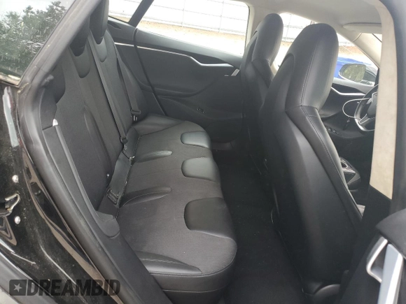 2015 Tesla Model S 85D with VIN 5YJSA1E20FF101913, listed as a Copart auction lot 49706935 with 109,515 mi miles and Salvage Title. Bid and sale history available at carsss.com. Image 10.