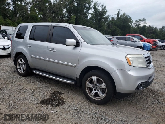 2013 Honda Pilot EX-L with VIN 5FNYF3H59DB001058, listed as a Copart auction lot 62947125 with 157,503 mi miles and Salvage title. Bid and sale history available at DreamBid. Image 4.