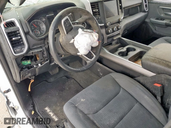2023 Ram 1500 Big Horn with VIN 1C6RREFT5PN600450, listed as a Copart auction lot 53526315 with Not provided miles and Salvage title. Bid and sale history available at DreamBid. Image 8.