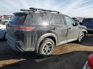 2024 Nissan Pathfinder Rock Creek with VIN 5N1DR3BDXRC280073, listed as a Copart auction lot 42151375 with 1,074 mi miles and Salvage Title. Bid and sale history available at carsss.com. Image 3.