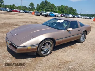 1985 Chevrolet Corvette with VIN 1G1YY0781F5115024, listed as a IAAI auction lot 42096552 with 217,699 mi miles. Bid and sale history available at carsss.com. Image 2.