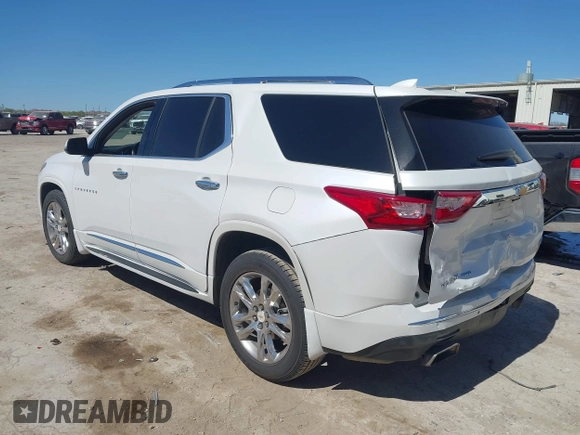 2018 Chevrolet Traverse High Country with VIN 1GNEVKKW8JJ216251, listed as a IAAI auction lot 41850824 with 85,432 mi miles and . Bid and sale history available at DreamBid. Image 3.