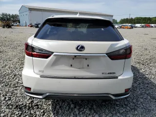 2021 Lexus RX 450h z VIN 2T2HGMDA7MC059840, wystawiony jako Copart lot #56786305 z przebiegiem 33 105 mil mil oraz Szkoda całkowita • Salvage title. Historia ofert i sprzedaży dostępna na DreamBid. Obrazek 6.