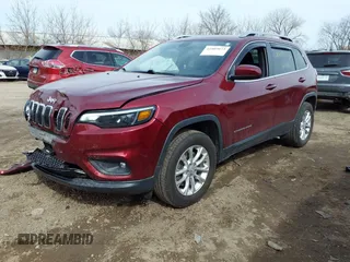 2019 Jeep Cherokee Latitude with VIN 1C4PJMCB2KD125898, listed as a IAAI auction lot 41809073 with 88,774 mi miles. Bid and sale history available at carsss.com. Image 17.