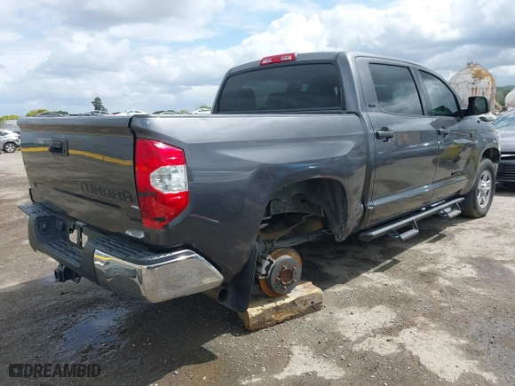 2019 Toyota Tundra 2WD SR5 with VIN 5TFEY5F10KX250294, listed as a IAAI auction lot 41917558 with 133,387 mi miles. Bid and sale history available at carsss.com. Image 4.