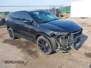 2019 Chevrolet Blazer RS with VIN 3GNKBJRS2KS684565, listed as a IAAI auction lot 42408265 with 117,019 mi miles and . Bid and sale history available at DreamBid. Image 1.