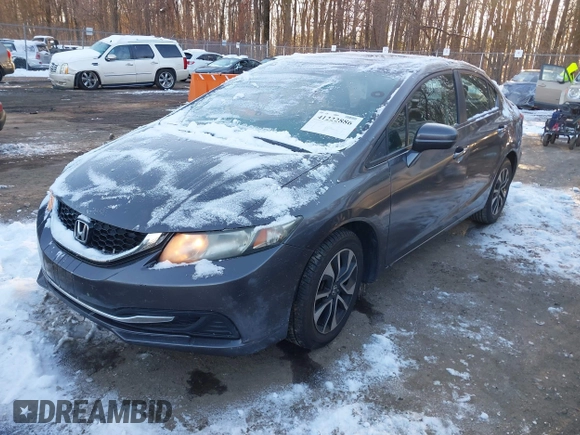 2014 Honda Civic Sedan EX with VIN 19XFB2F81EE207315, listed as a IAAI auction lot 41222886 with 145,484 mi miles. Bid and sale history available at carsss.com. Image 17.