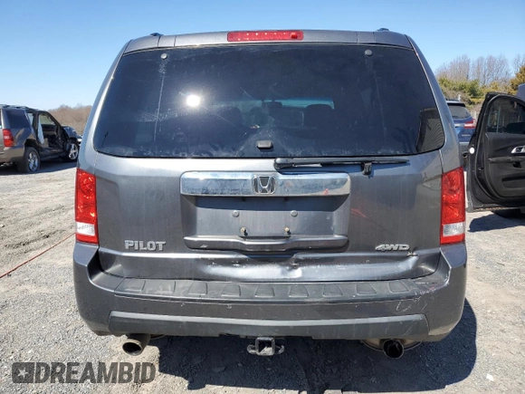 2011 Honda Pilot EX with VIN 5FNYF4H49BB081407, listed as a Copart auction lot 47947585 with 189,117 mi miles and Salvage Title. Bid and sale history available at DreamBid. Image 6.