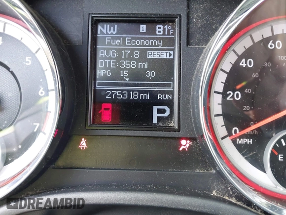 2011 Dodge Durango Heat with VIN 1D4RE3GG0BC733537, listed as a IAAI auction lot 42160308 with 275,318 mi miles and . Bid and sale history available at carsss.com. Image 7.