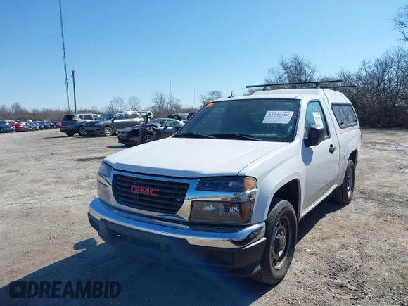 2012 GMC Canyon Work Truck with VIN 1GTC5LF98C8119734, listed as a IAAI auction lot 41749458 with 195,259 mi miles. Bid and sale history available at carsss.com. Image 2.