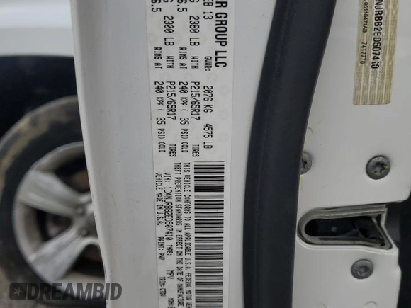 2014 Jeep Patriot Sport with VIN 1C4NJRBB2ED507410, listed as a Copart auction lot 49771915 with 149,883 mi miles and Salvage Title. Bid and sale history available at DreamBid. Image 15.