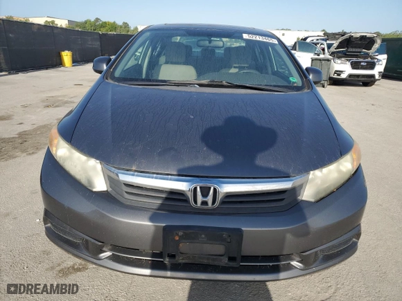 2012 Honda Civic Sdn EX with VIN 19XFB2F88CE060133, listed as a Copart auction lot 52213465 with 137,797 mi miles and Salvage Title. Bid and sale history available at carsss.com. Image 5.