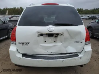 2008 Nissan Quest with VIN 5N1BV28U08N104771, listed as a Copart auction lot 71524494 with 0 mi miles and Salvage Title. Bid and sale history available at carsss.com. Image 6.