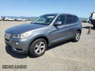 2011 BMW X3 28i with VIN 5UXWX5C59BL714199, listed as a Copart auction lot 52214565 with 195,591 mi miles and Clean Title. Bid and sale history available at carsss.com. Image 1.