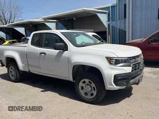 2022 Chevrolet Colorado 2WD Work Truck z VIN 1GCHSBEA5N1234355, wystawiony jako Copart lot #50045205 z przebiegiem 29 832 mil mil oraz Szkoda całkowita • Salvage title. Historia ofert i sprzedaży dostępna na DreamBid. Obrazek 1.