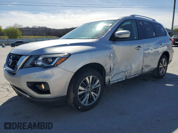2018 Nissan Pathfinder SV with VIN 5N1DR2MN6JC623112, listed as a Copart auction lot 50129095 with 168,637 mi miles and Salvage Title. Bid and sale history available at carsss.com. Image 1.