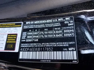 2018 Mercedes-Benz GLS with VIN 4JGDF6EE8JB117852, listed as a Copart auction lot 70819243 with 77,281 mi miles. Bid and sale history available at carsss.com. Image 13.