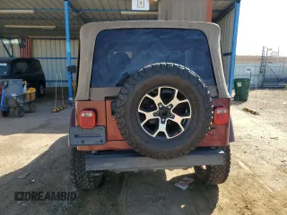 2002 Jeep Wrangler Sahara with VIN 1J4FA59S92P708647, listed as a Copart auction lot 74851654 with 131,794 mi miles and Salvage Title. Bid and sale history available at carsss.com. Image 6.