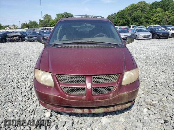 2001 Dodge Caravan Sport with VIN 2B4GP44R41R322364, listed as a Copart auction lot 57186875 with Not provided miles and Salvage title. Bid and sale history available at DreamBid. Image 5.