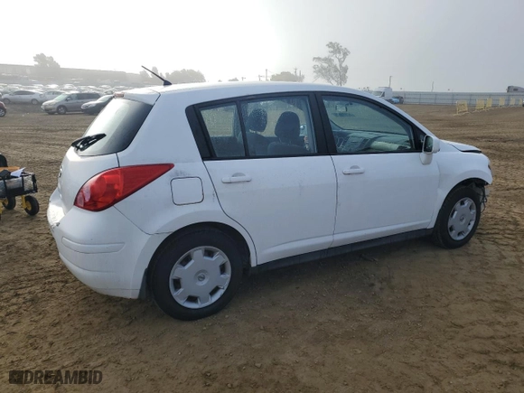 2010 Nissan Versa 1.8 S with VIN 3N1BC1CP9AL370126, listed as a Copart auction lot 46831095 with 124,841 mi miles and Salvage Title. Bid and sale history available at carsss.com. Image 3.