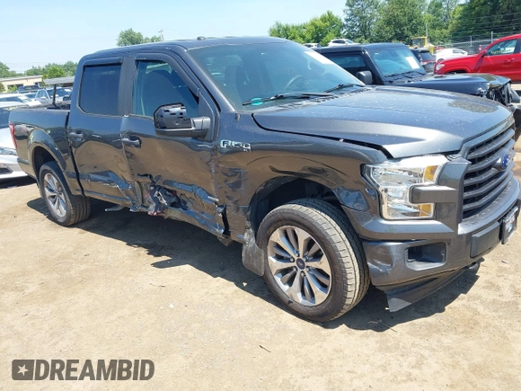 2017 Ford F-150 XL with VIN 1FTEW1EP6HFA65380, listed as a IAAI auction lot 42793830 with 73,422 mi miles and . Bid and sale history available at DreamBid. Image 1.