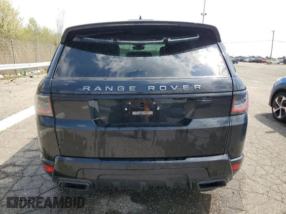2018 Land Rover Range Rover Sport with VIN SALWR2RE5JA198279, listed as a Copart auction lot 54755795 with 88,060 mi miles and Clean Title. Bid and sale history available at DreamBid. Image 6.