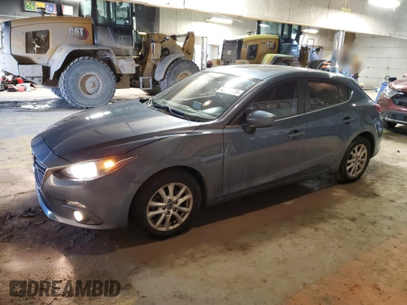 2016 Mazda 3 i Touring with VIN 3MZBM1L79GM266472, listed as a Copart auction lot 45714585 with 57,754 mi miles and Salvage Title. Bid and sale history available at DreamBid. Image 1.