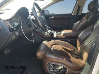 2014 Audi A8 4.0T with VIN WAUR2AFD9EN004542, listed as a Copart auction lot 50818845 with 75,908 mi miles and Salvage Title. Bid and sale history available at DreamBid. Image 7.