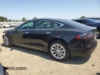 2016 Tesla Model S 70 with VIN 5YJSA1E12GF170238, listed as a Copart auction lot 60258355 with 47,163 mi miles and Salvage title. Bid and sale history available at DreamBid. Image 2.