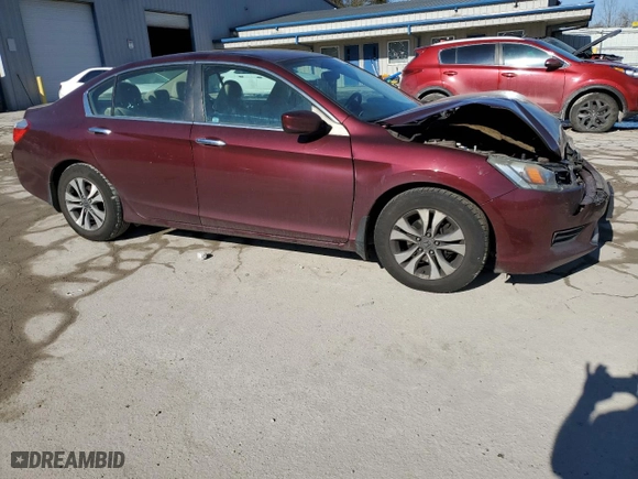 2013 Honda Accord Sdn LX with VIN 1HGCR2F35DA225807, listed as a Copart auction lot 41757615 with 157,521 mi miles and Salvage Title. Bid and sale history available at carsss.com. Image 4.