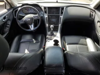 2021 Infiniti Q50 3.0t LUXE with VIN JN1EV7BP3MM703409, listed as a Copart auction lot 48170375 with 78,662 mi miles and Salvage Title. Bid and sale history available at carsss.com. Image 8.