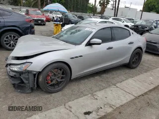 2017 Maserati Ghibli S с VIN ZAM57RSAXH1220971, выставлен на аукционе Copart как лот 45923875 с пробегом Не указан миль и Чистый • Clean title. История ставок и продаж доступна на DreamBid. Изображение 1.