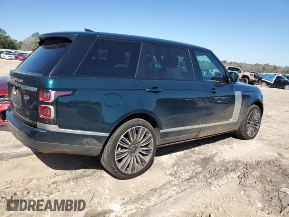 2021 Land Rover Range Rover z VIN SALGS5SE4MA437829, wystawiony jako Copart lot #48587515 z przebiegiem 49 304 mil mil oraz Szkoda całkowita • Salvage title. Historia ofert i sprzedaży dostępna na DreamBid. Obrazek 3.