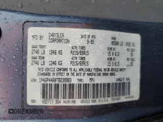 1996 Plymouth Voyager SE z VIN 1P4GP44R0TB239983, wystawiony jako Copart lot #52810515 z przebiegiem 164 158 mil mil oraz Szkoda całkowita • Salvage title. Historia ofert i sprzedaży dostępna na DreamBid. Obrazek 15.